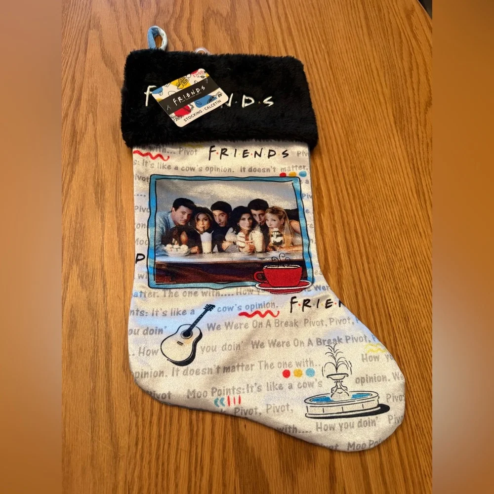 Friends TV Show Christmas Stocking-Brand New